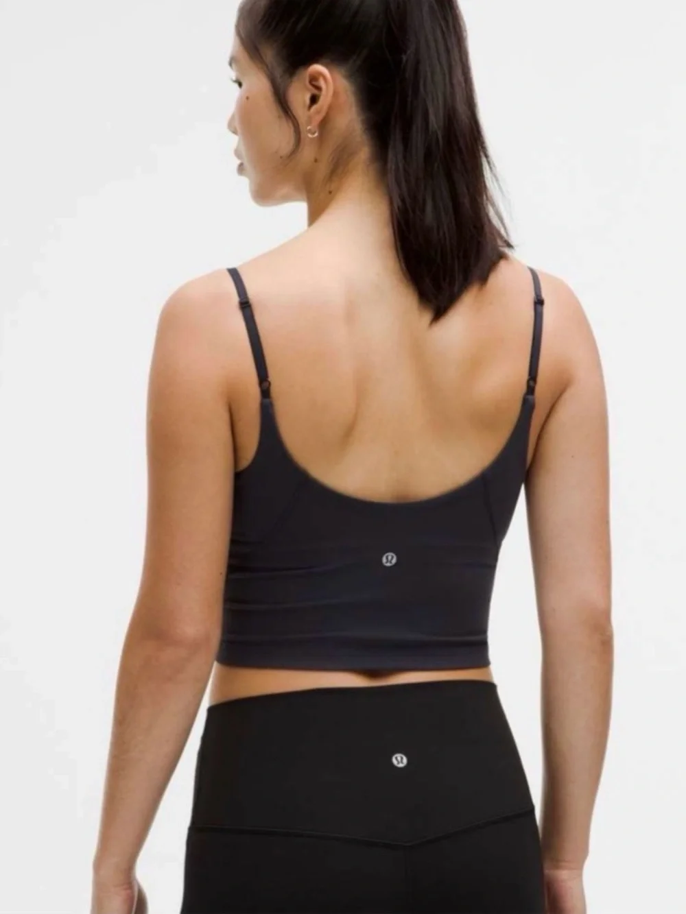 Lululemon Align Cropped Cami Tank A/B Size 14 ~black night~ NWT  $68 MSRP 🌟